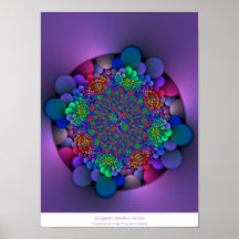 Gingezel Garden: Violets Print