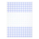 Gingham check pattern. Light Blue & White. Custom Invite