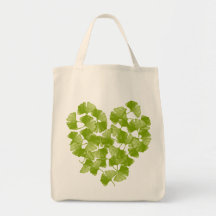 Ginkgo Leaf Heart Bags