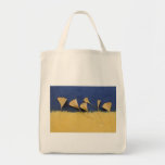 ginkgo leaves on handmade paper grocery bag