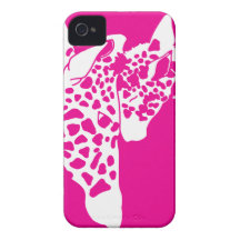Giraffe and Baby iPhone 4 Case