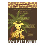Giraffe Baby Shower Invitation Safari Jungle Mummy invitations