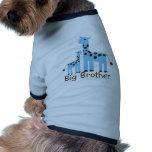 Giraffe Big Brother Dog Tshirt