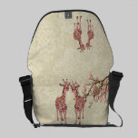 Giraffe Cherry Blossom Messenger Bag messenger bags