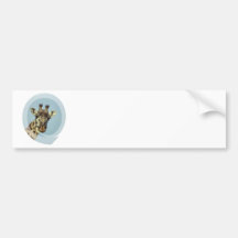 Giraffe Design  Bumper Stickers
