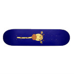 Giraffe Facing Forwards. Cartoon. Skate Board Deck