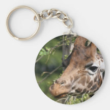 Giraffe Images Keychain