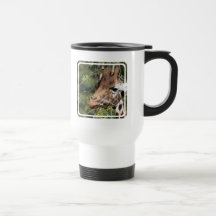 Giraffe Images Plastic Travel Mug