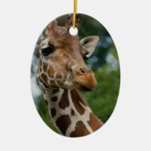 Giraffe Lovers Christmas Ornament