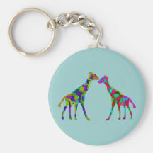 Giraffe Luv Keychains