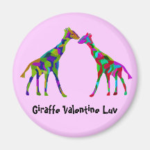 Giraffe Luv Magnets