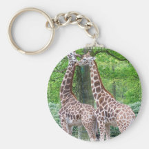 Giraffe Pair Keychain