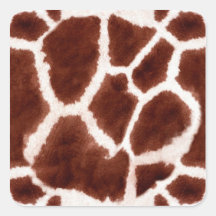 Giraffe Pattern Animal Print Sticker