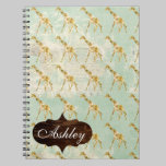 Giraffe  Pattern Notebook notebooks