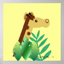 Giraffe Poster