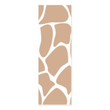 Giraffe Print Pattern in Beige. Business Cards