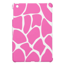 Giraffe Print Pattern in Bright Pink.