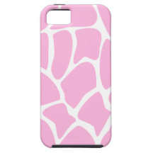 Giraffe Print Pattern in Candy Pink.