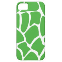 Giraffe Print Pattern in Jungle Green.