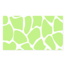 Giraffe Print Pattern in Light Lime Green. Business Card Template