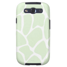 Giraffe Print Pattern in Mint Green.