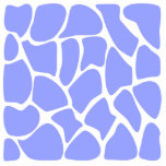 Giraffe Print Pattern in Sky Blue. Cut Outs