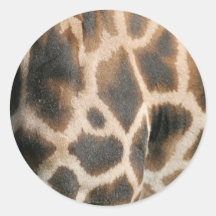 Giraffe Print Pattern Stickers