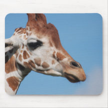 Giraffe Profile Mouse Pad