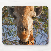 Giraffe, Really? Mousepad