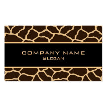 Giraffe skin Business Cards