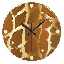 Giraffe Skin Wall Clock