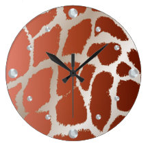 Giraffe Skin Wall Clock