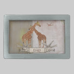 Giraffes Dad Belt Buckle belt buckles
