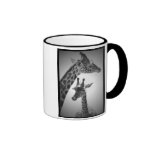 giraffes, mother and child mug