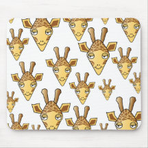 Giraffes Pattern. Mousepads