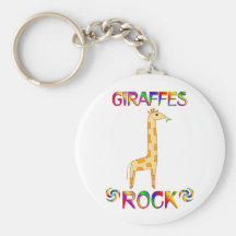 GIRAFFES ROCK KEYCHAIN