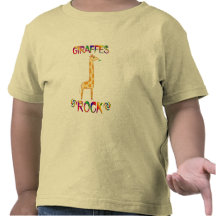 GIRAFFES ROCK T SHIRT