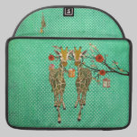 Giraffes  Rose Garden Macbook Sleeve macbook sleeves