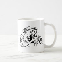 Girl and Boy Date Night Humour Mug