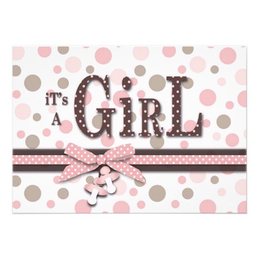 Girl Baby Shower Invitation