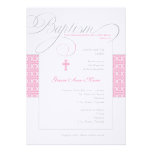 Girl Baptism Invitation