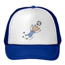 Girl Blue Soccer Uniform Tshirts and Gifts Trucker Hat