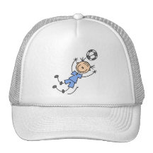 Girl Blue Soccer Uniform Tshirts and Gifts Mesh Hat