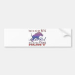 GIRL BOAR HUNTING BUMPER STICKER