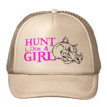 GIRL BOAR HUNTING MESH HATS