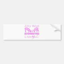 GIRL BOWHUNTER DEER BUMPER STICKERS