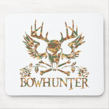 GIRL BOWHUNTER MOUSE PAD