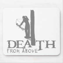 GIRL BOWHUNTER MOUSEPAD