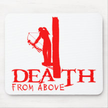 GIRL BOWHUNTER MOUSEPAD