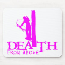 GIRL BOWHUNTER MOUSEPAD